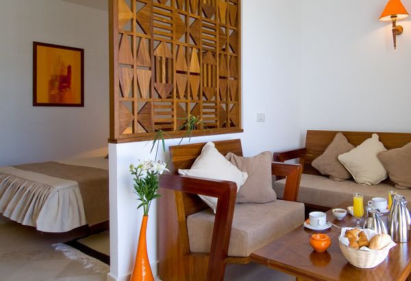 Deluxe Room at Les Orangers Beach Resort spacious-deluxe-rooms - Image