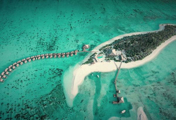 Aerial View of Cocoon- halal trip- Maldives - Image