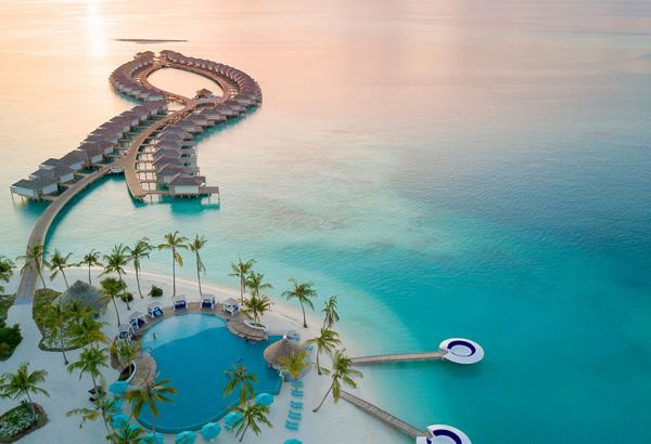 Aerial view of The Kandima Resort Halal friendly holidays to The Maldives - Image