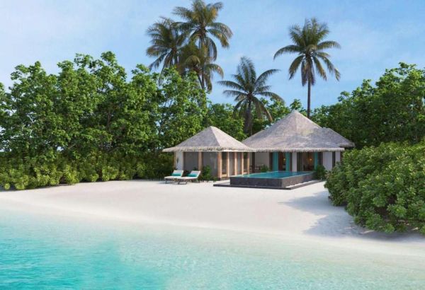 muslim friendly beach villas in the maldives - Image