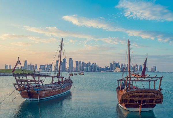 Doha Skyline, Qatar doha scenery - Image