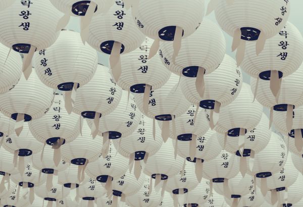 Korean lanterns in Muslim friendly Korea - Image