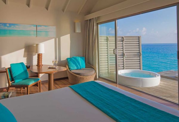 premium-deluxe-halal-muslim-holiday-couple-spa-water villa - Image