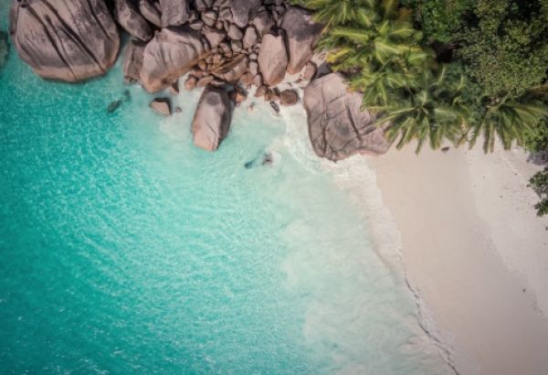 Aerial view of the Seychelles - Image
