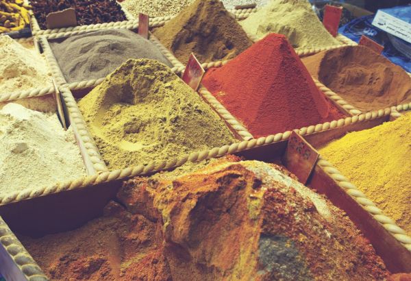 Spices in Souq Waqif, Qatar spices shopping souq doha qatar - Image