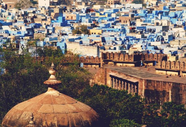 Blue city India landscape city halal holidays - Image