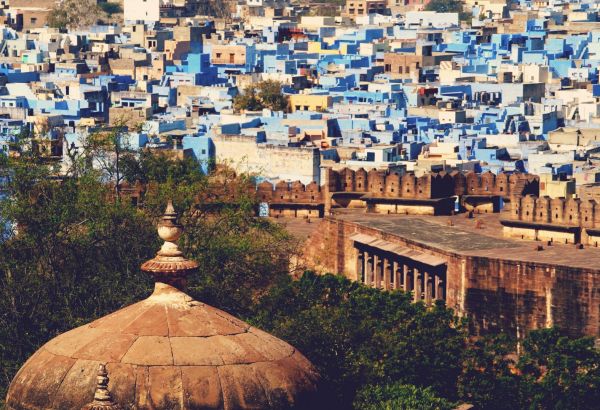 Blue city India landscape city halal holidays - Image