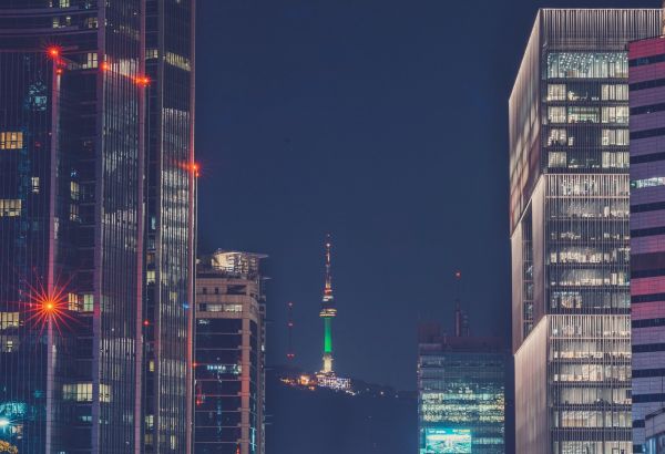 Halal friendly Korea at night - Image